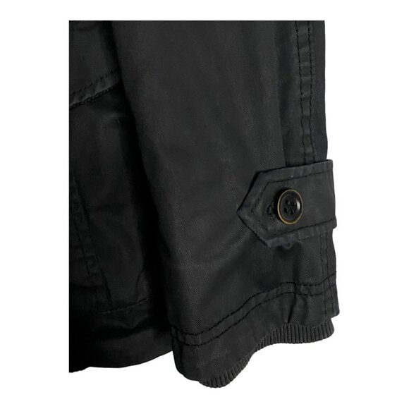 Esprit Women's Black Plaid Lined Full Zip Lightweight Jacket - Picture 6 of 10